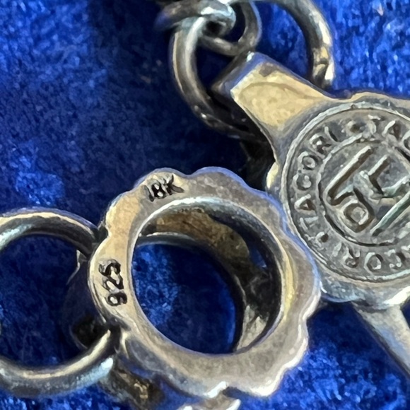 TACORI Multi-Colored Gem ‘City Lights Collection’ Long Necklace in 92.5 & 18K - Picture 11 of 15